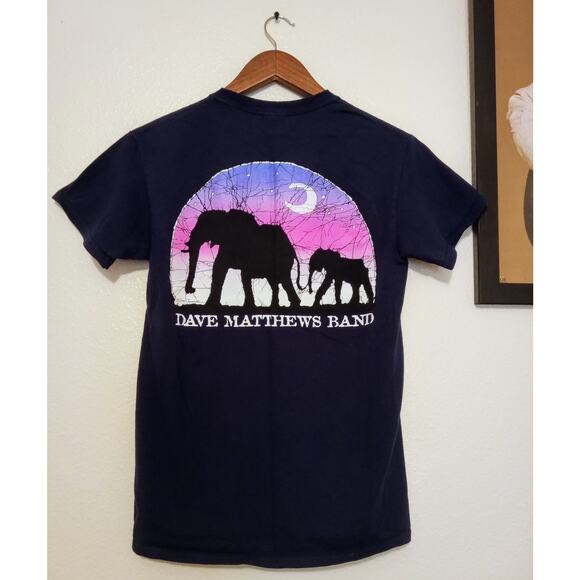 VTG Y2K DAVE MATTHEWS BAND Reteti Elephant Sanctuary Gildan tag T-Shirt SZ S - Picture 2 of 9